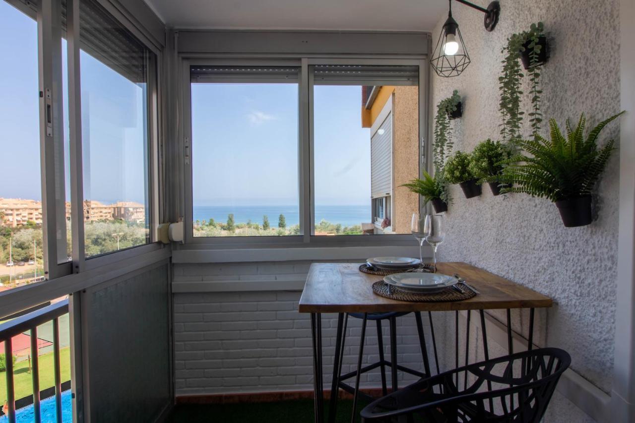 Larios Dos 504. Estudio Con Vistas Al Mar Cerca De La Playa Torrox Luaran gambar
